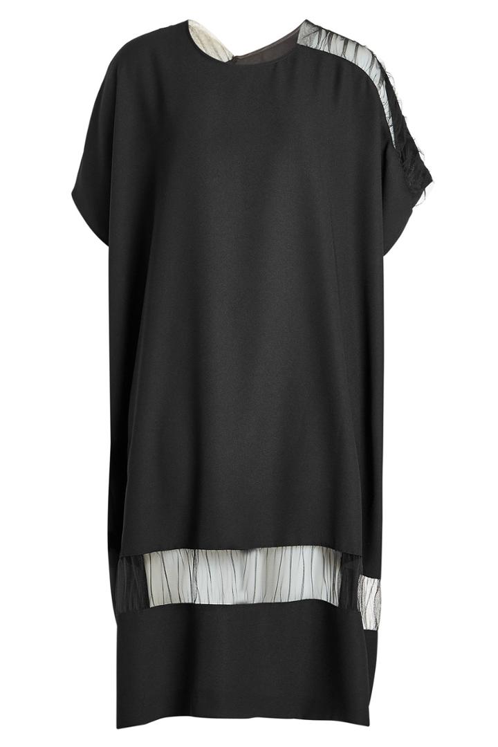 Maison Margiela Maison Margiela Dress With Tulle Inserts