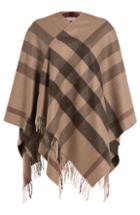 Burberry Shoes & Accessories Printed Cashmere-merino Wool Cape