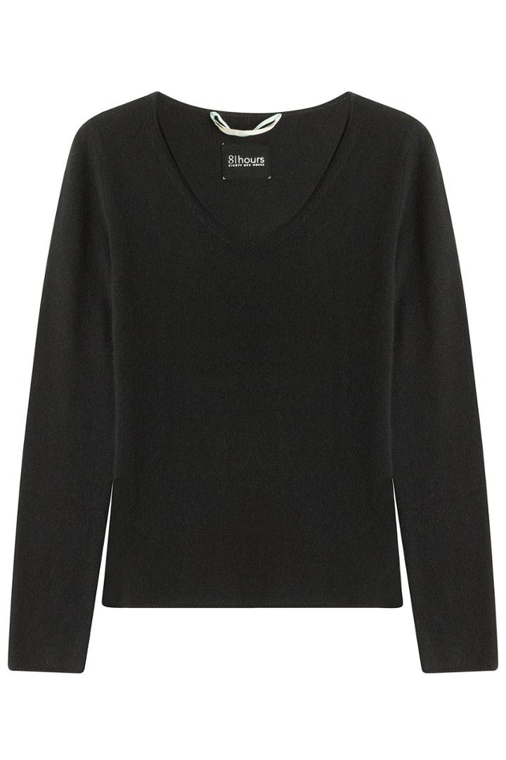 81 Hours 81 Hours Cocos Cashmere Pullover - Black
