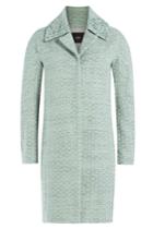 Steffen Schraut Steffen Schraut Circle Coat With Embellished Collar - Green