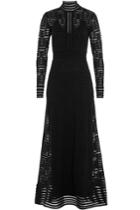 M Missoni M Missoni Floor-length Dress With Sheer Inserts