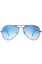 Ray-ban Ray-ban Aviator Sunglasses With Mirrored Lenses - Black