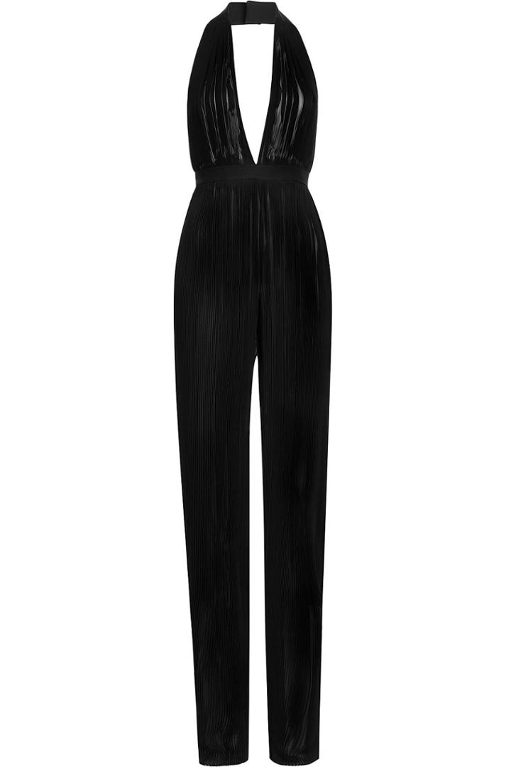 Balmain Balmain Silk Mousseline Jumpsuit