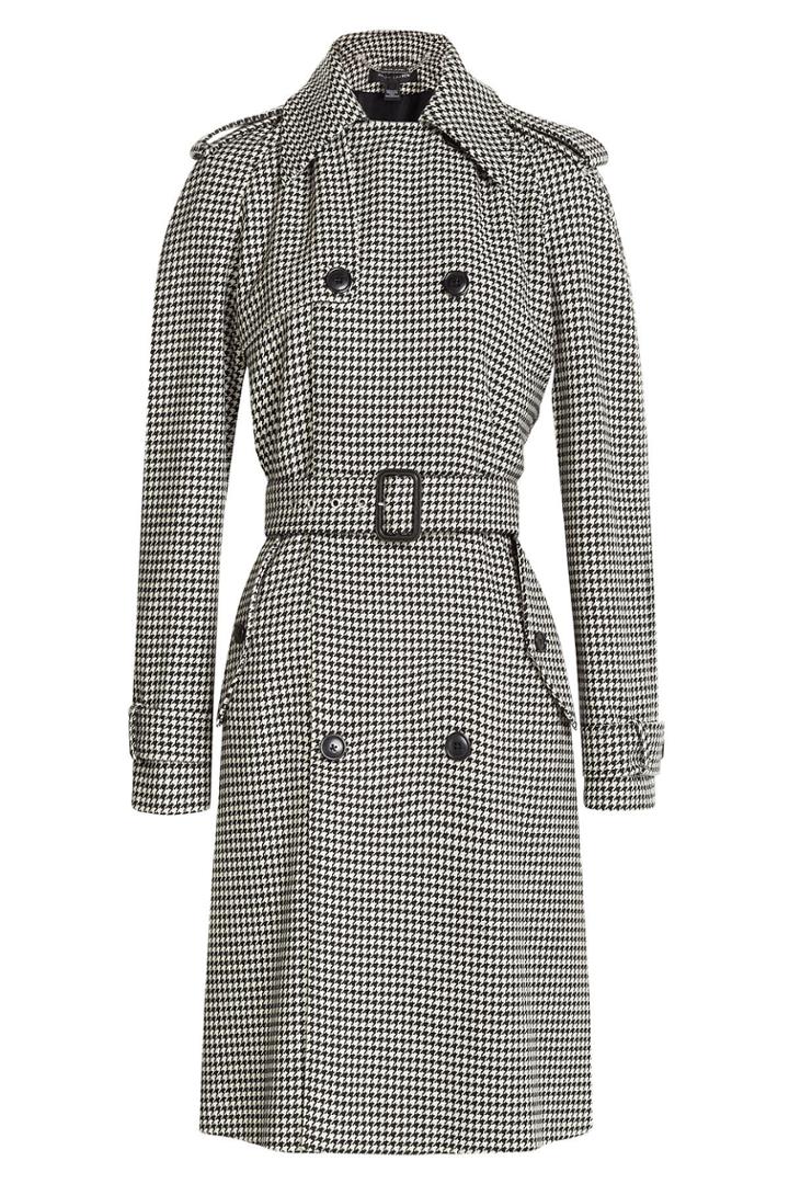 Ralph Lauren Black Label Ralph Lauren Black Label Printed Wool Trench Coat - Multicolored