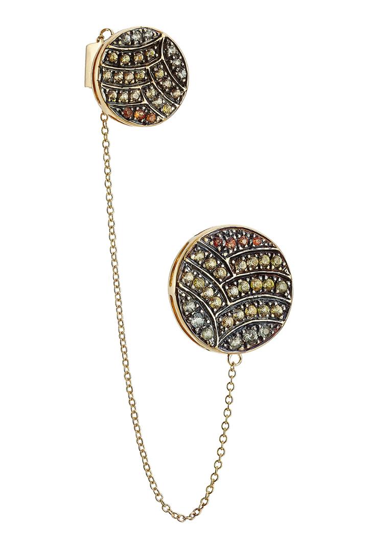Ileana Makri Ileana Makri 18-karat Gold And Sapphire Ear Cuff