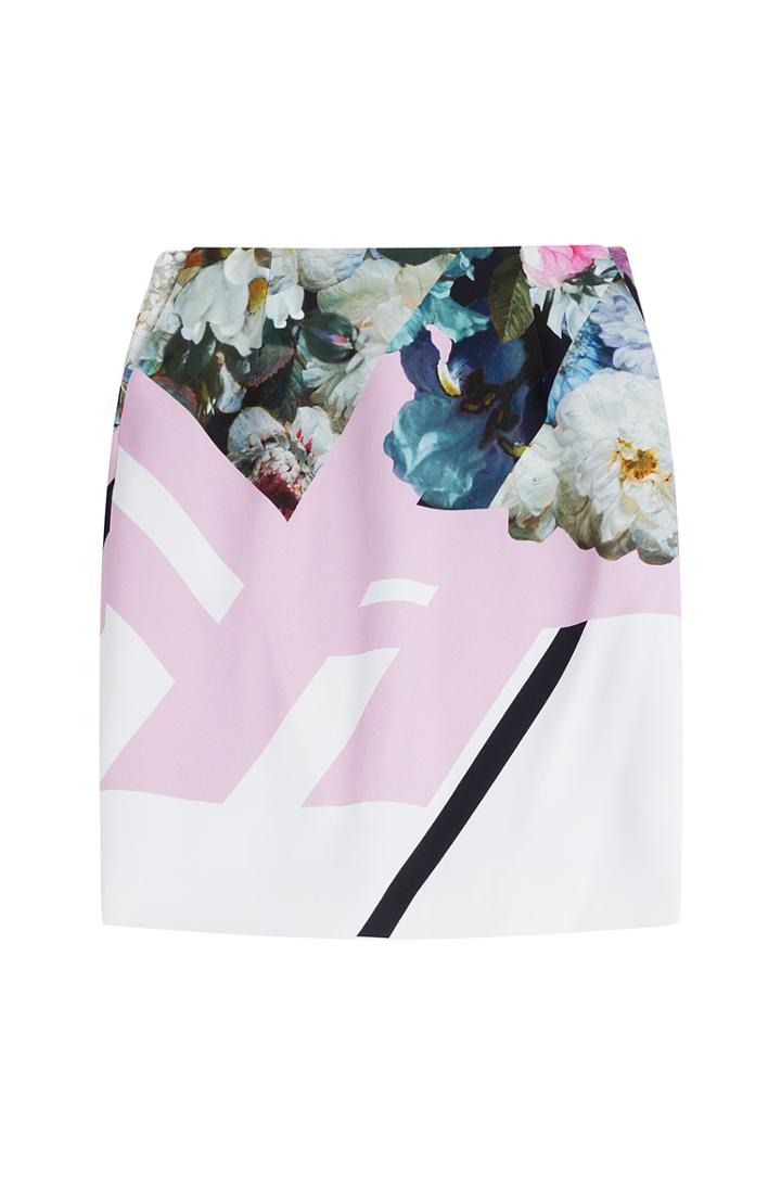 Preen By Thornton Bregazzi Printed Skirt