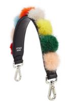 Fendi Fendi Mink Fur Pompom Shoulder Strap With Leather