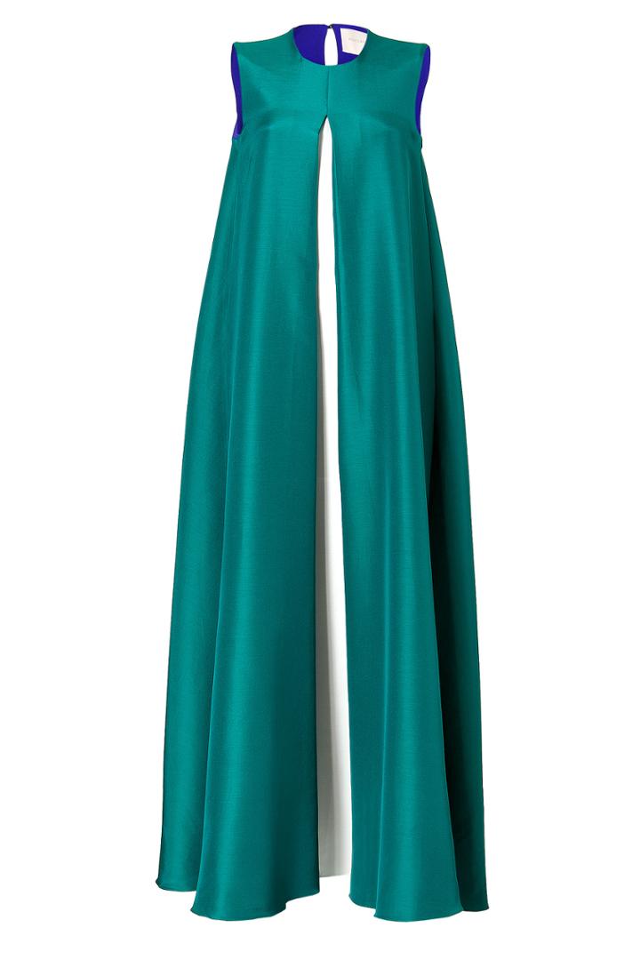 Roksanda Roksanda Cotton-silk-wool Rada Dress - Green