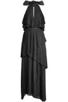 Elie Saab Elie Saab Pleated Halterneck Maxi Dress