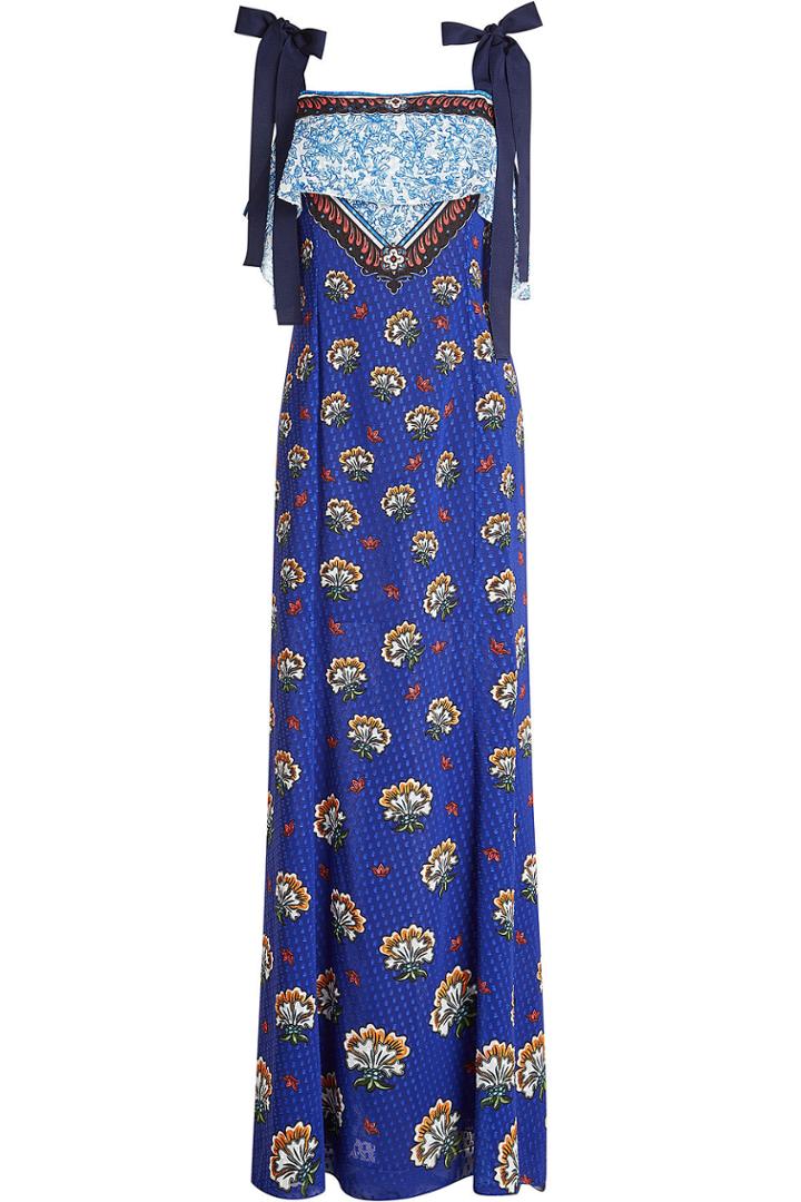 Mary Katrantzou Mary Katrantzou Printed Cold Shoulder Dress