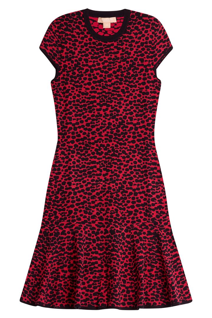 Michael Kors Michael Kors Printed Dress - Red