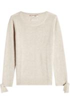 81 Hours 81 Hours Wool And Cashmere Pullover With Ribbon Cuffs