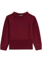 Alexander Mcqueen Cropped Wool Pullover