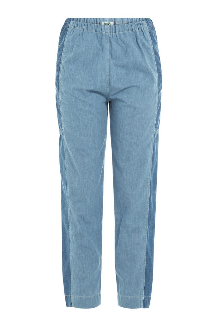 Kenzo Kenzo Elastic Waist Pants - Blue