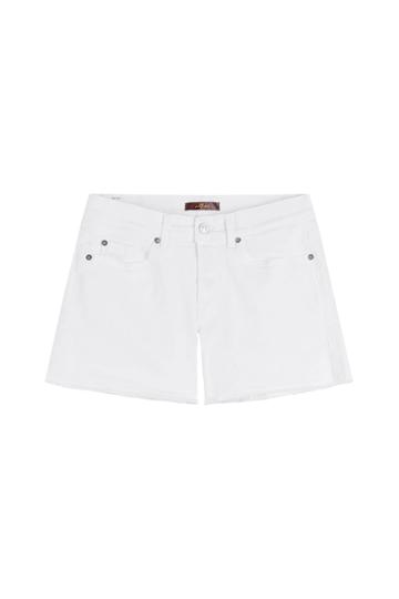 Seven For All Mankind Seven For All Mankind Denim Shorts - White