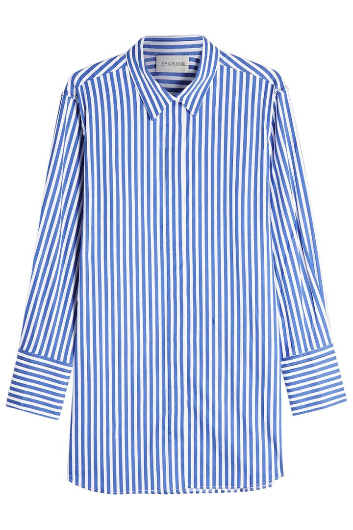 By Malene Birger By Malene Birger Striped Cotton Shirt Dress - Stripes