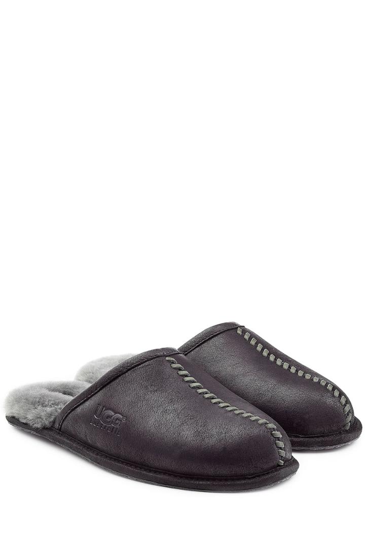 Ugg Australia Ugg Australia Scuff Deco Suede Slippers - Black