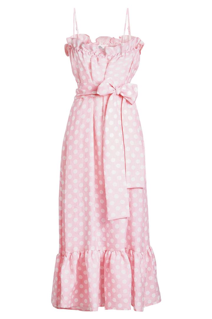 Lisa Marie Fernandez Lisa Marie Fernandez Liz Printed Linen Maxi Dress