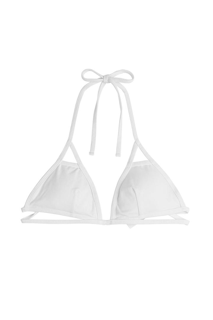 Ondademar Ondademar Crossed Straps Triangle Bikini Top