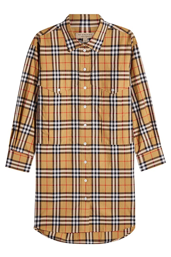 Burberry Burberry Redwing Printed Shirt Dress