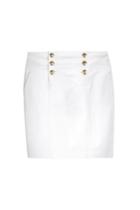 Emilio Pucci Emilio Pucci Cotton Twill Sailor Skirt - White