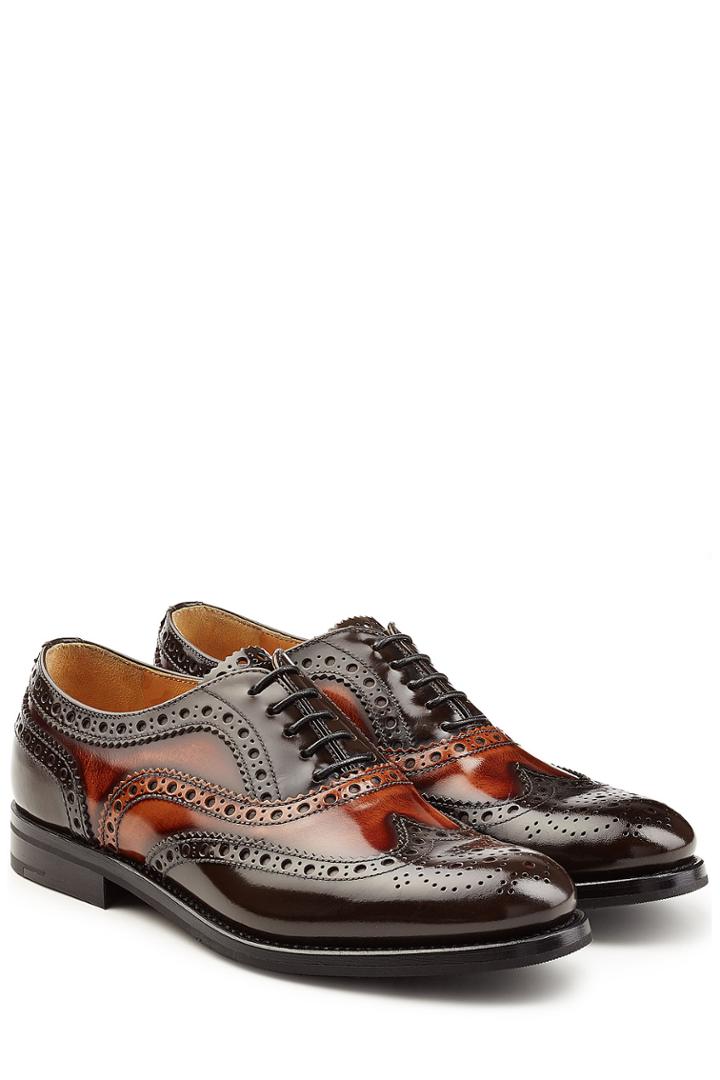 Churchs Churchs Glossy Leather Brogues - Brown