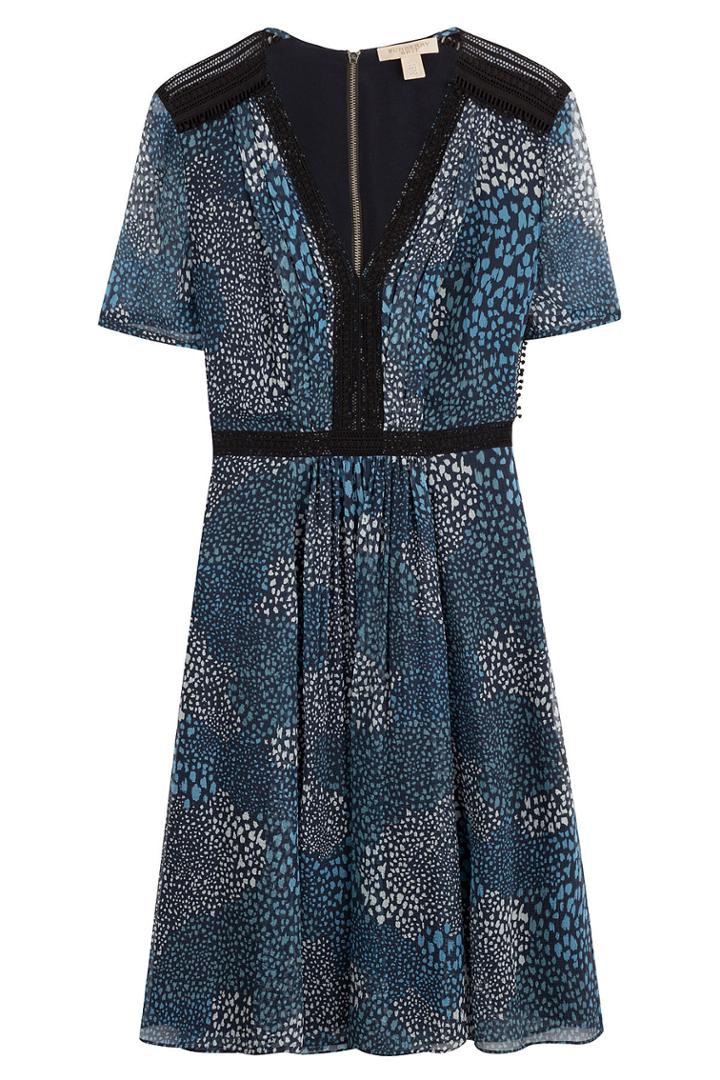 Burberry Burberry Printed Silk Dress