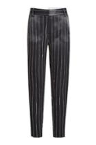 Dkny Dkny Striped Satin Pants - Black