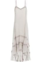 Philosophy Di Lorenzo Serafini Philosophy Di Lorenzo Serafini Silk Slip Dress With Lace - None
