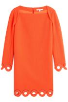 Carven Carven Crepe Dress With Cut Out Detail