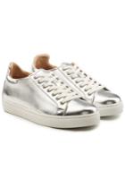 Sophia Webster Sophia Webster Bibi Metallic Leather Low-top Sneakers