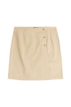 A.p.c. A.p.c. Cotton A-line Skirt - Beige