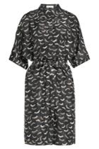 Nina Ricci Nina Ricci Printed Silk Dress With Belt