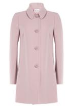 Red Valentino Red Valentino Coat With Cotton And Wool - Rose