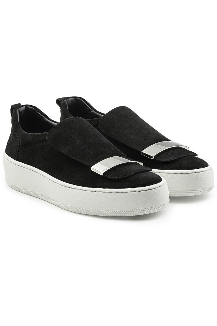 Sergio Rossi Sergio Rossi Suede Platform Sneakers