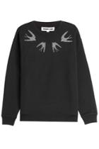 Mcq Alexander Mcqueen Mcq Alexander Mcqueen Embellished Cotton Sweatshirt - Black