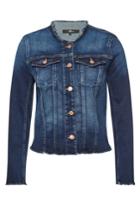 7 For All Mankind 7 For All Mankind Denim Jacket With Distressed Detail