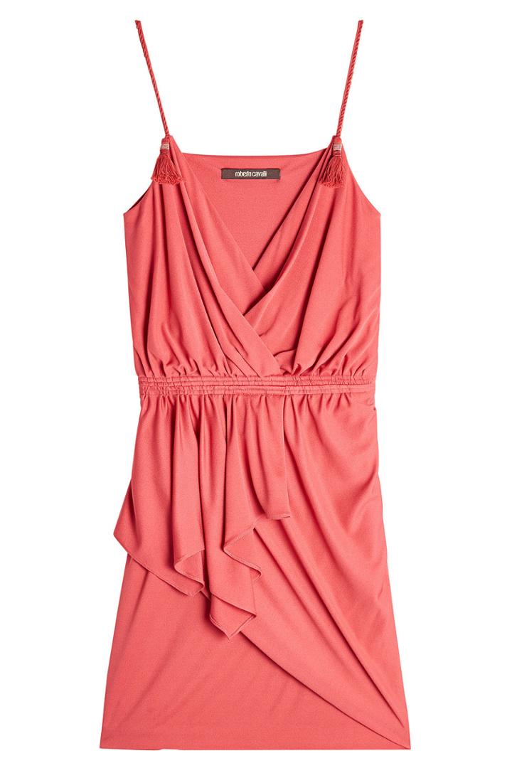 Roberto Cavalli Roberto Cavalli Mini Dress With Silk
