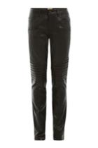 True Religion True Religion Leather Moto Skinny Pants - Black