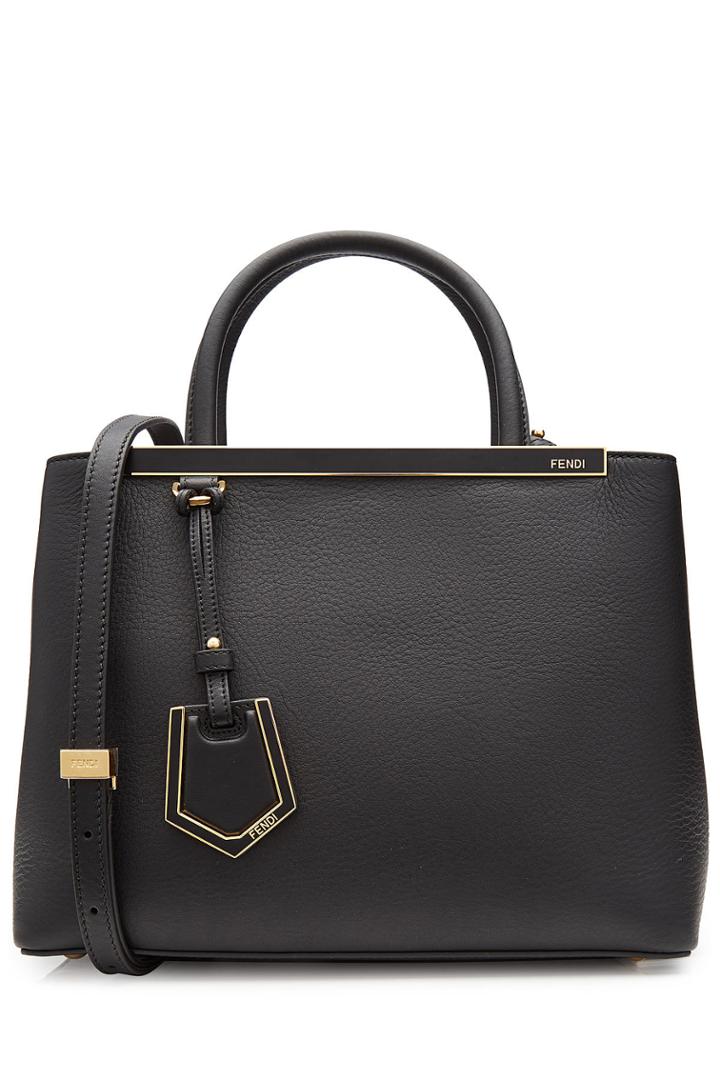 Fendi Fendi 2jours Leather Tote