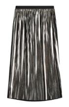 Jil Sander Jil Sander Pleated Metallic Skirt - Black