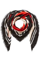 Marc Jacobs Marc Jacobs Printed Scarf With Wool - Multicolor