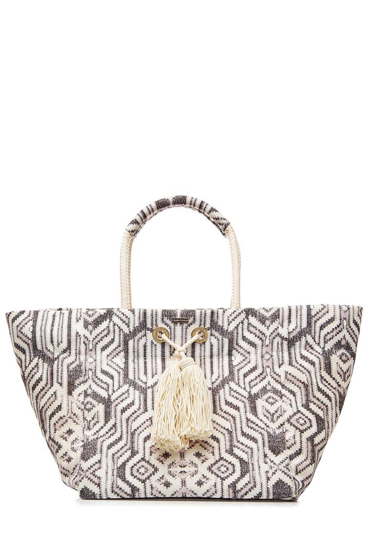 Melissa Odabash Melissa Odabash Mykonos Cotton Tote - Beige