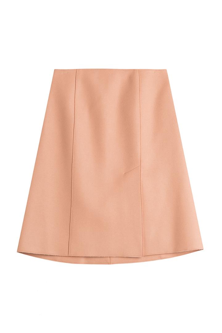 Jason Wu Jason Wu Wool Twill A-line Skirt - Rose