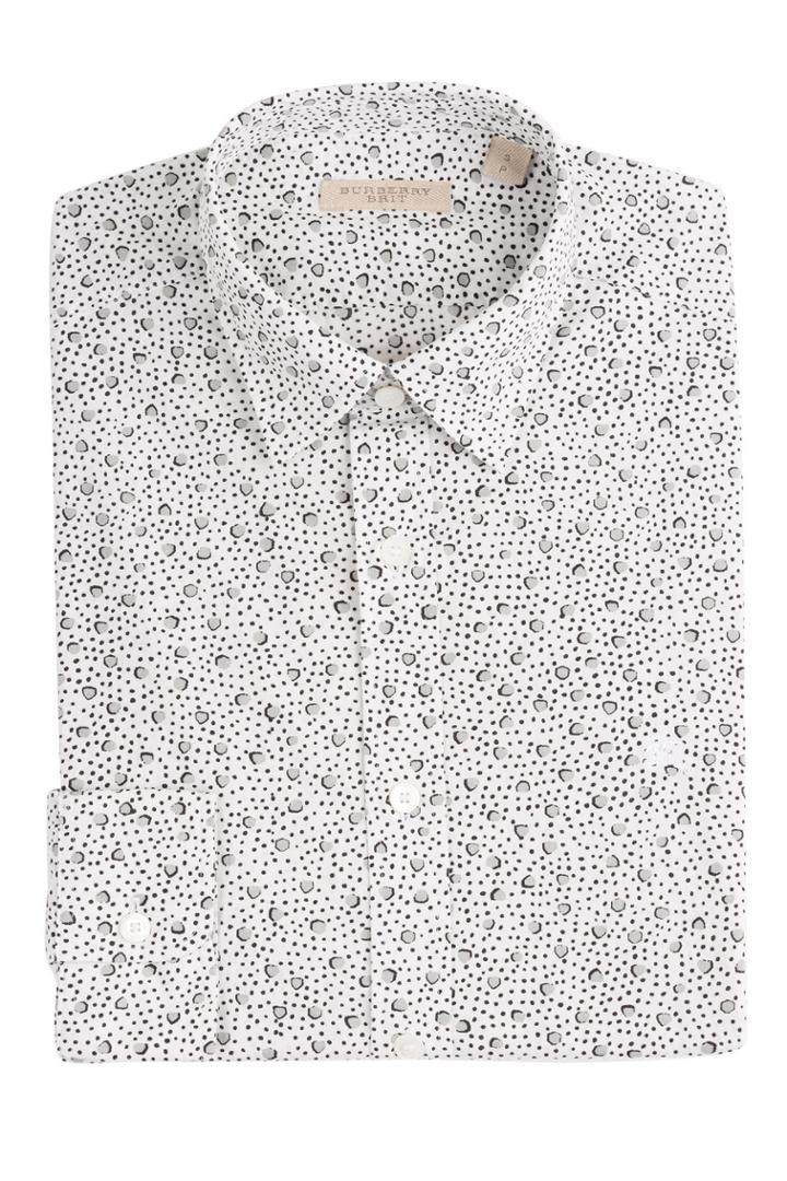 Burberry Brit Burberry Brit Printed Cotton Shirt - White
