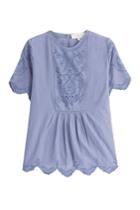 Vanessa Bruno Athé Vanessa Bruno Athé Cotton Top With Embroidery - Blue