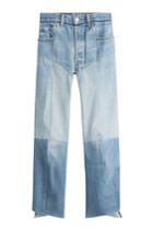 Vetements Vetements Straight Leg Patchwork Jeans - Blue