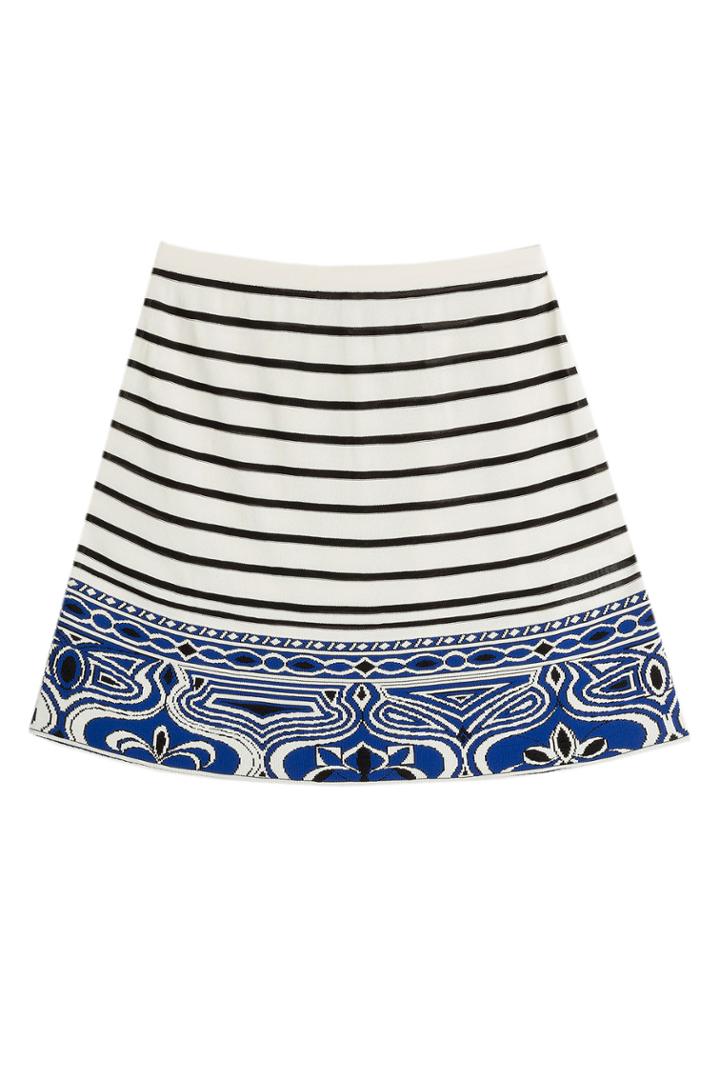 Emilio Pucci Emilio Pucci Printed Stretch Skirt - Multicolor