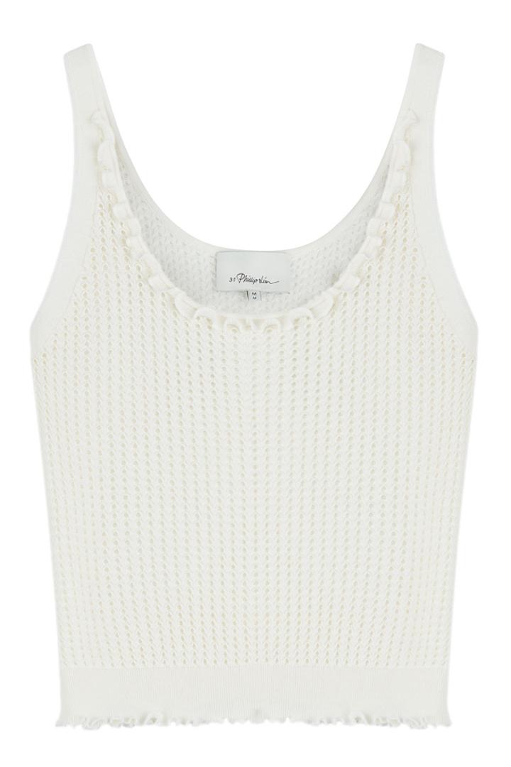 3.1 Phillip Lim 3.1 Phillip Lim Textured Knit Tank Top - Beige
