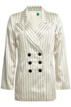 Rixo London Rixo London Toni Striped Satin Blazer
